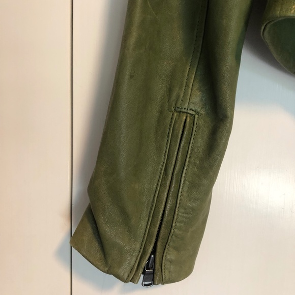 SOLD! Kelly Wearstler Asymmetrical lambskin Leather Jacket - Picture 14 of 16